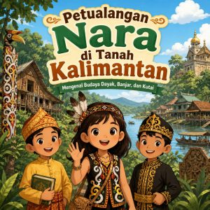 Buku Cetak Petualangan Nara di Pulau Kalimantan